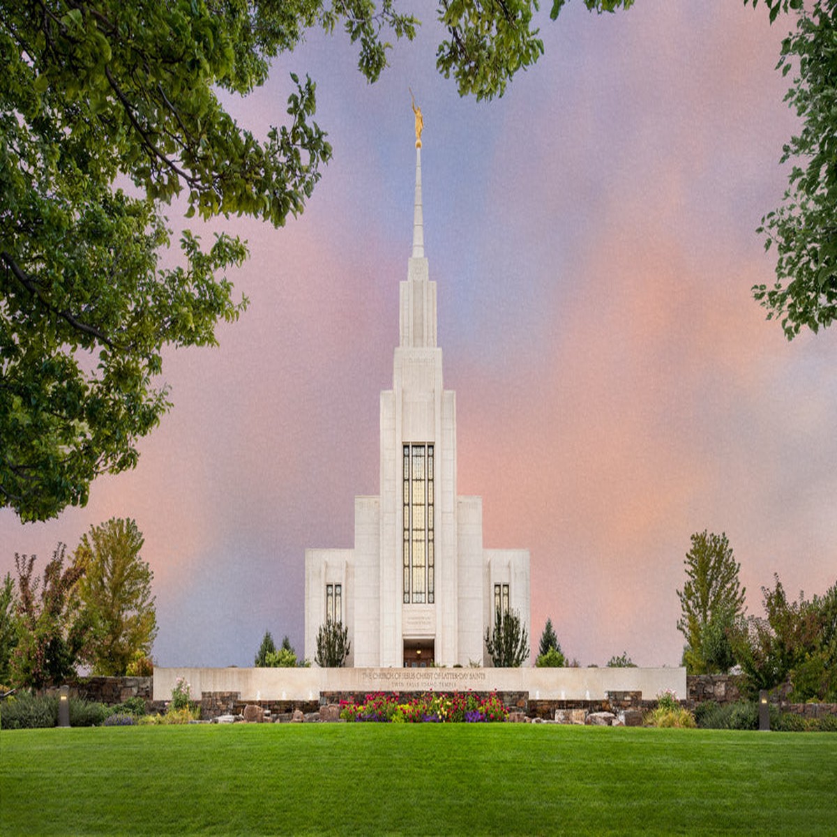 Twin Falls Temple - A House of Peace by Robert A Boyd