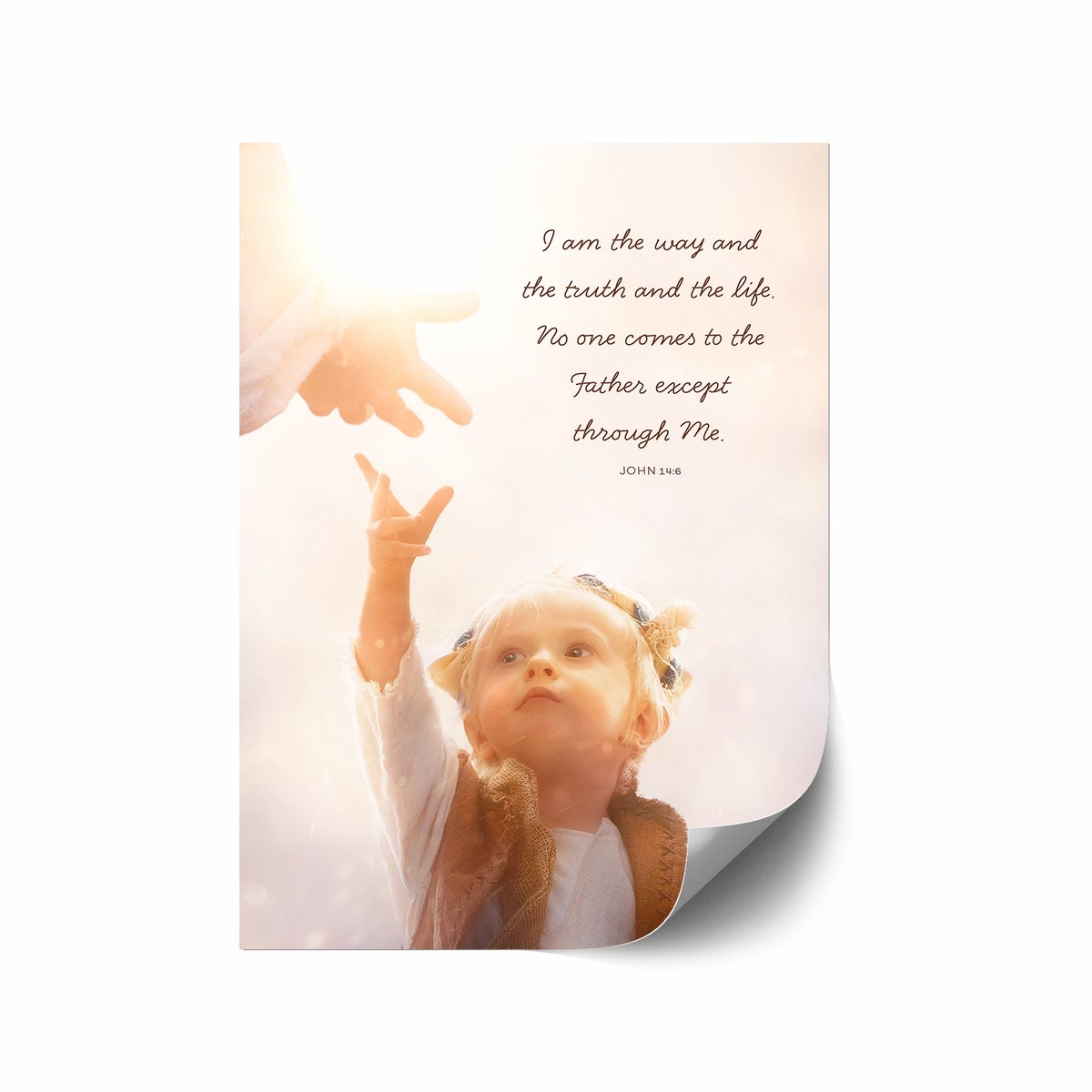 John 146 (Heavens Reach) 12x18 repositionable poster