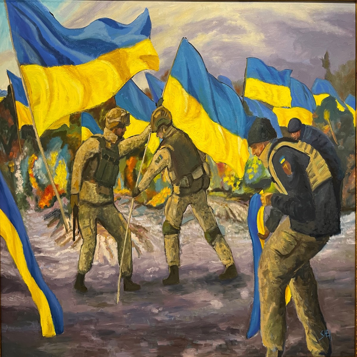 Ukrainian Freedom - Gicle print