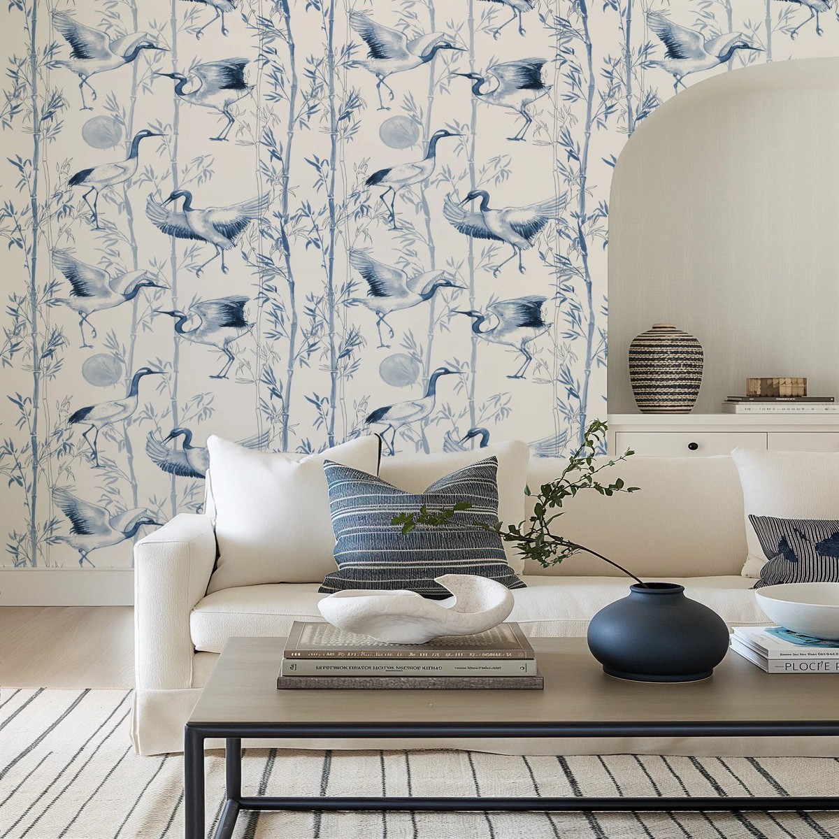 Blue Bamboo Wallpaper