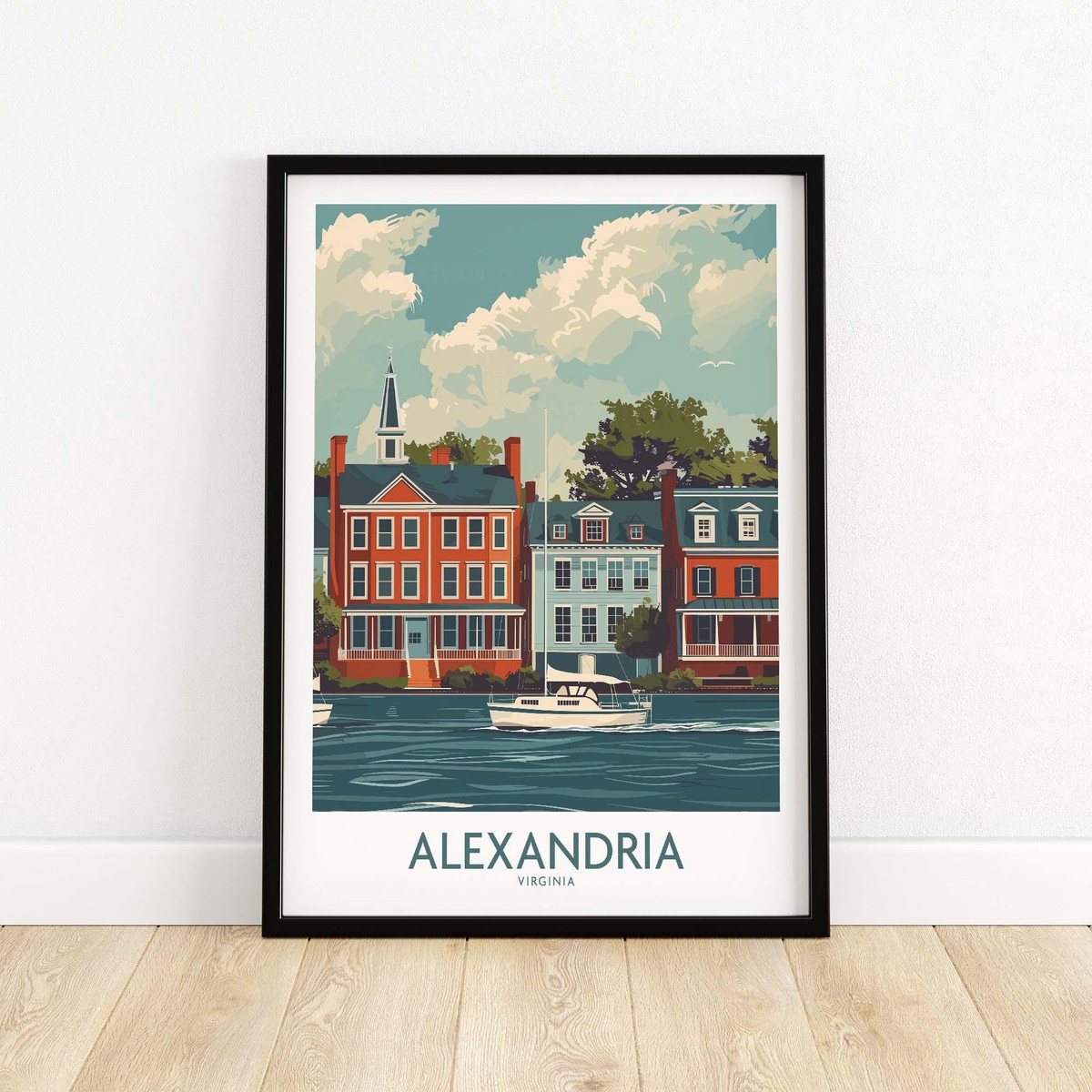 Alexandria Virginia Travel Print