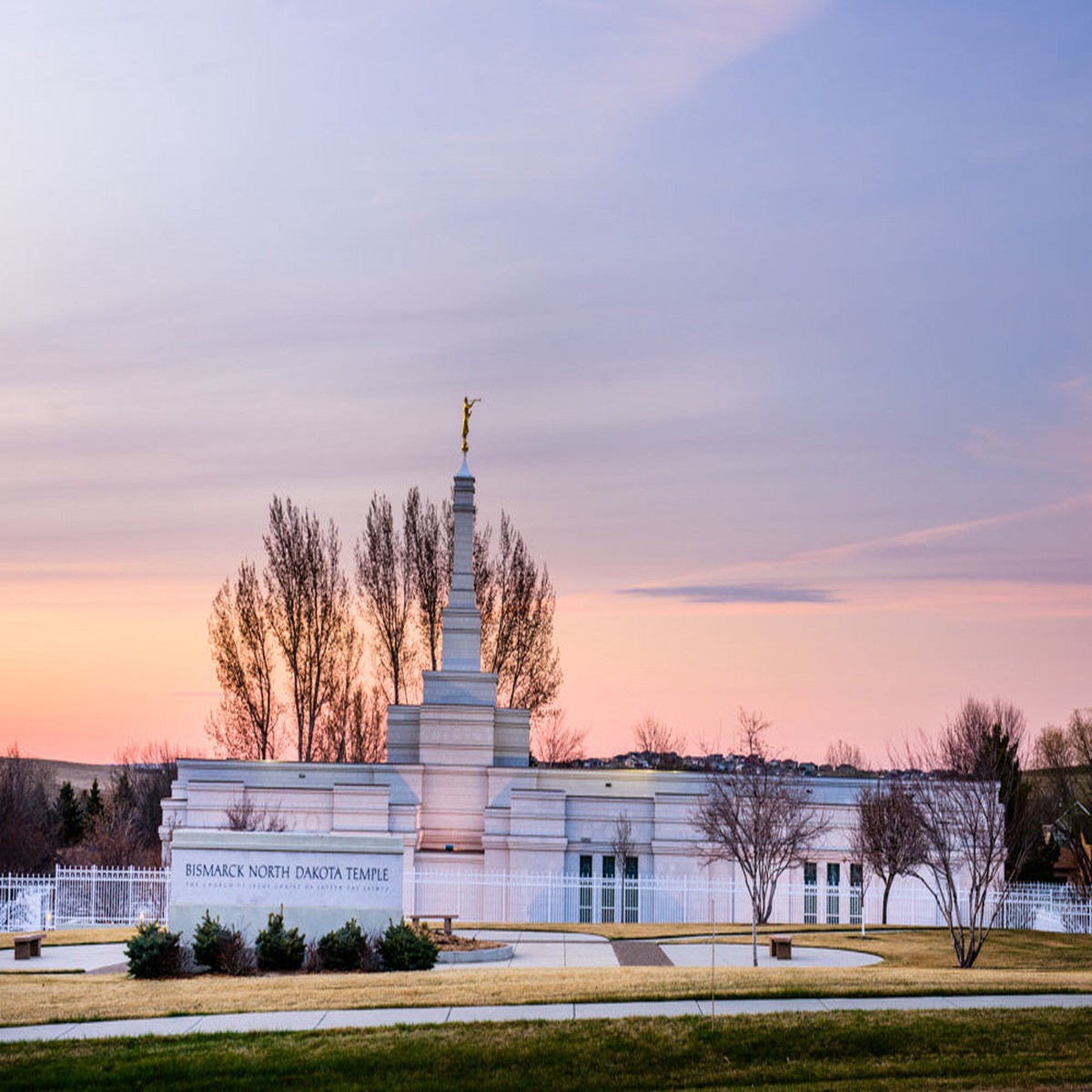 Bismarck Temple - Sunset Sign