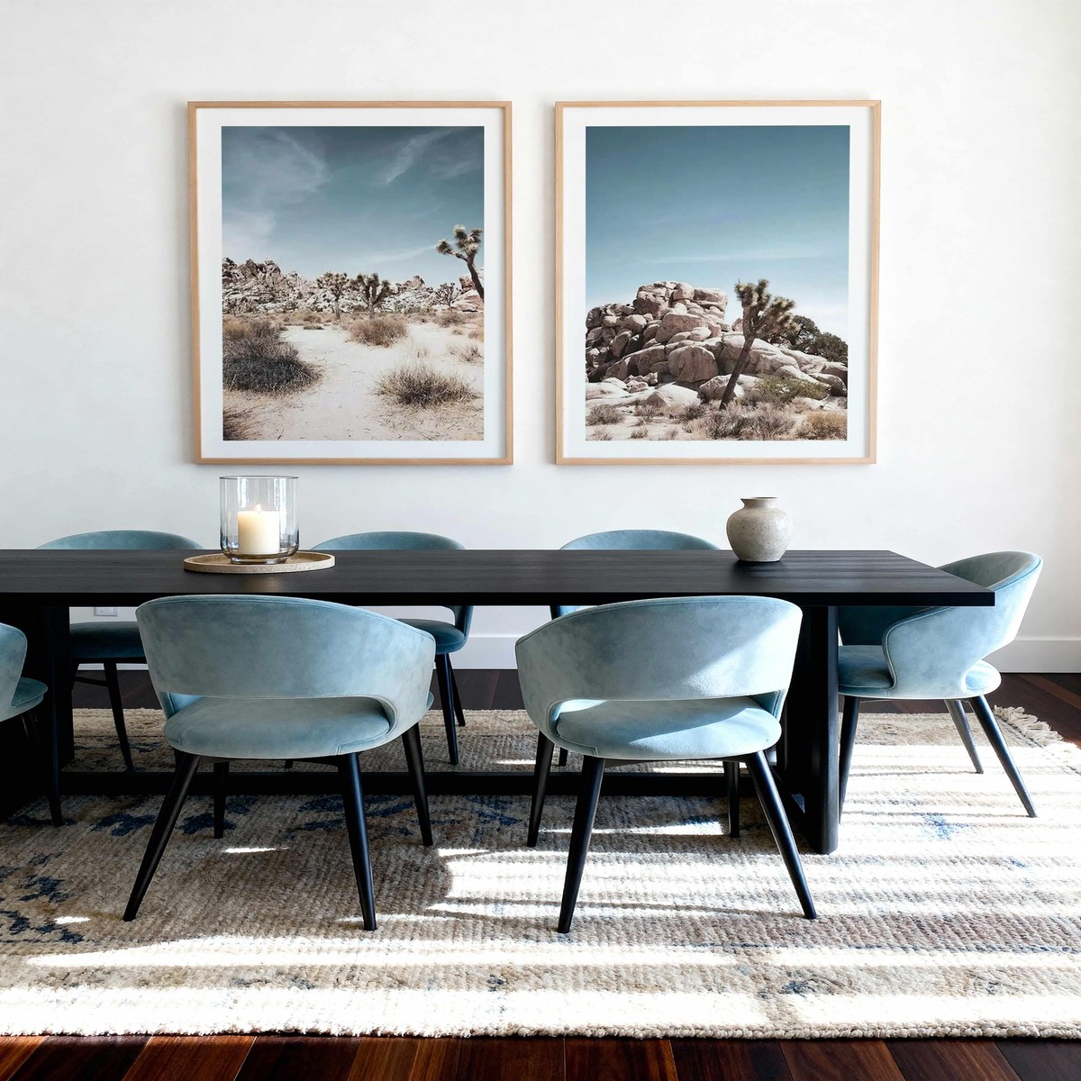 Joshua Tree I II Art Print Set of 2 Matching Wall Art