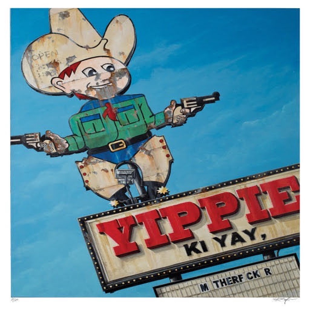 YIPPIE KI-YAY - POSTER