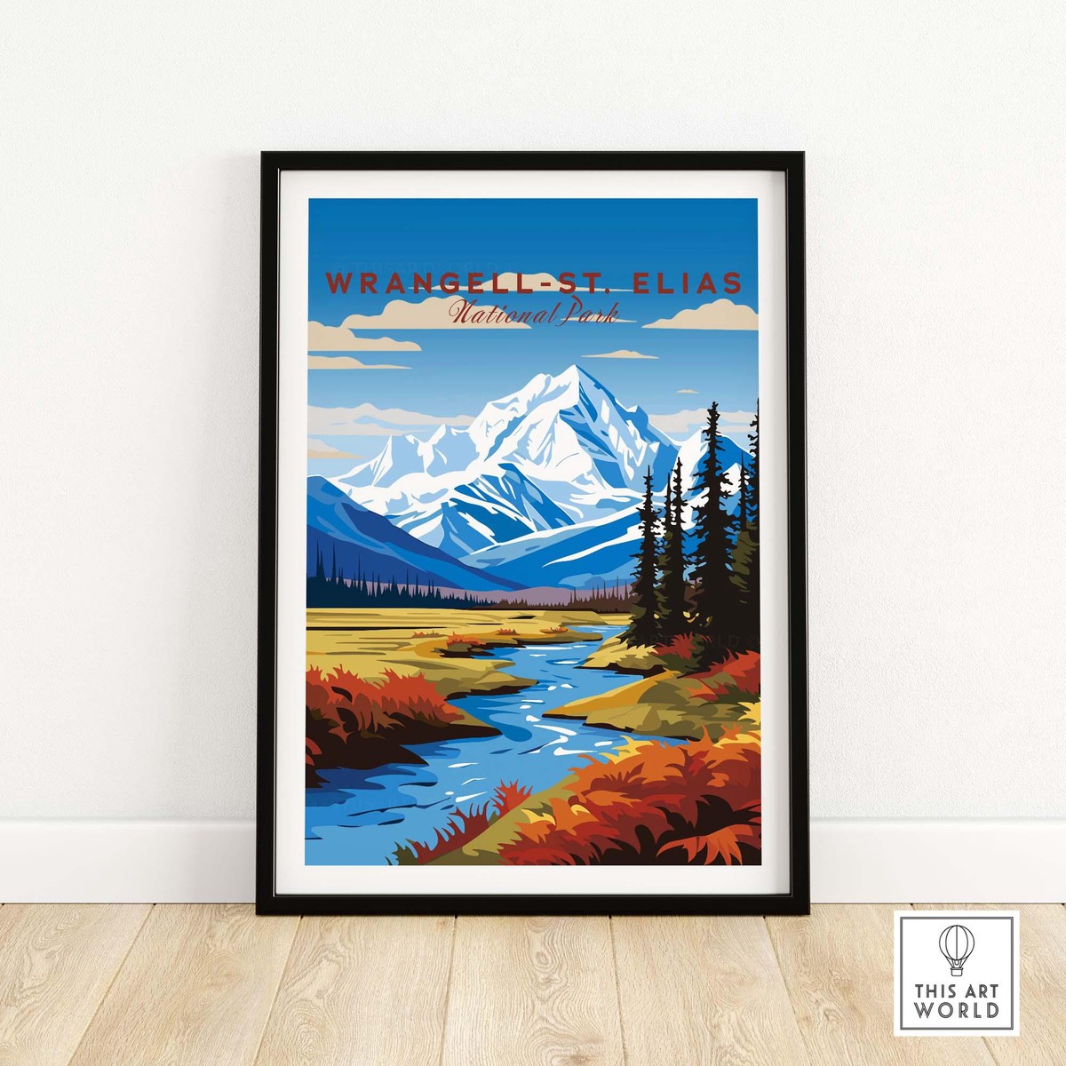Wrangell-St Elias National Park Art Print