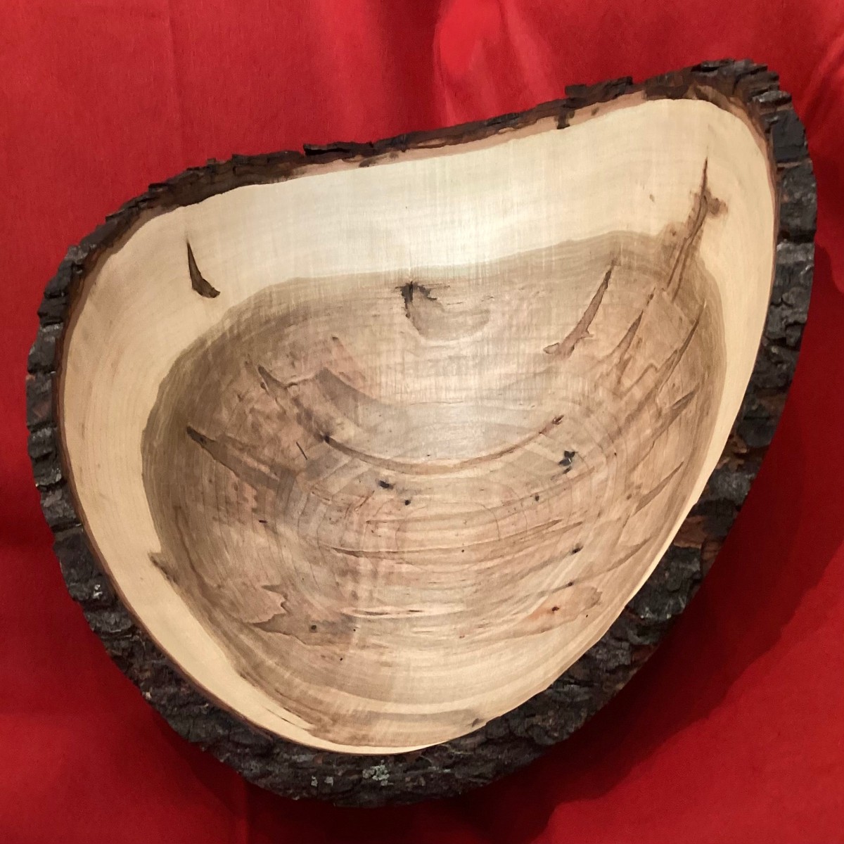 Extra Large Maple Live Edge Bowl by Gary Matthews