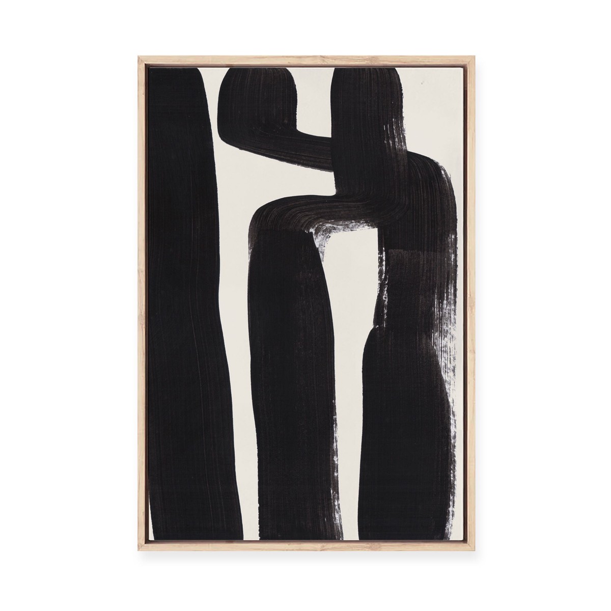 Black Mark II Framed Canvas