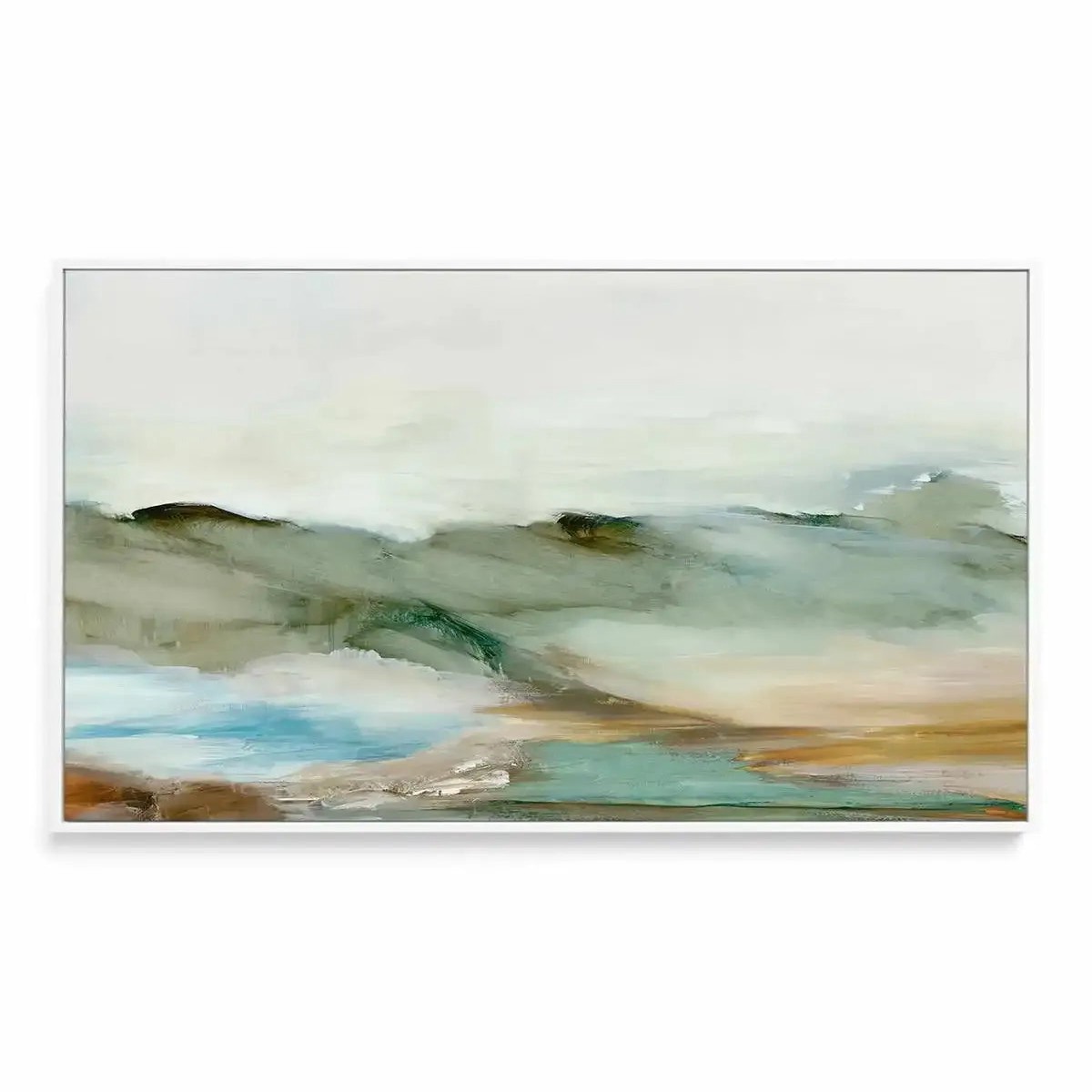Abstract Landscape Framed Canvas Art Print