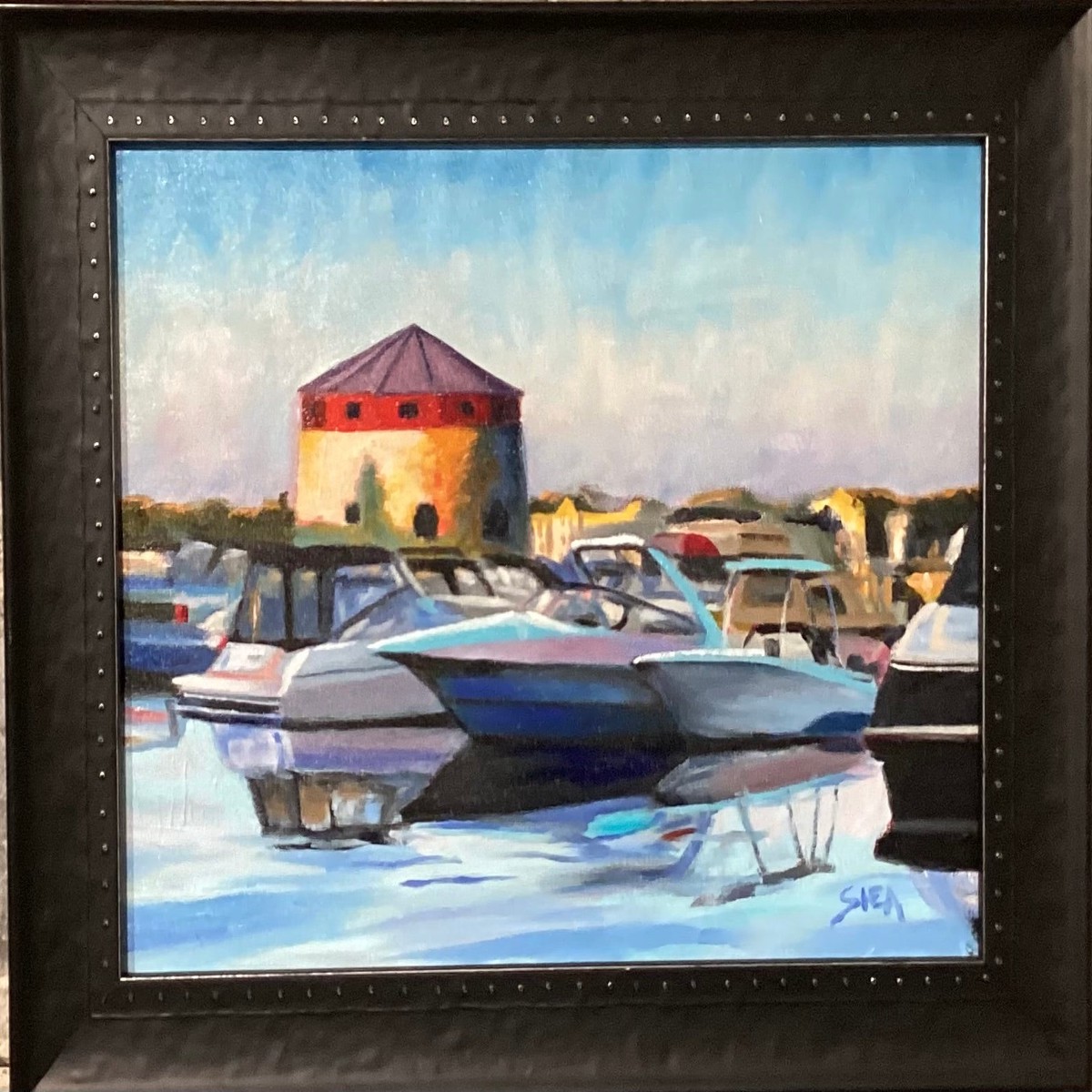 Shoal Tower Confederation Basin - original art by Pat Shea