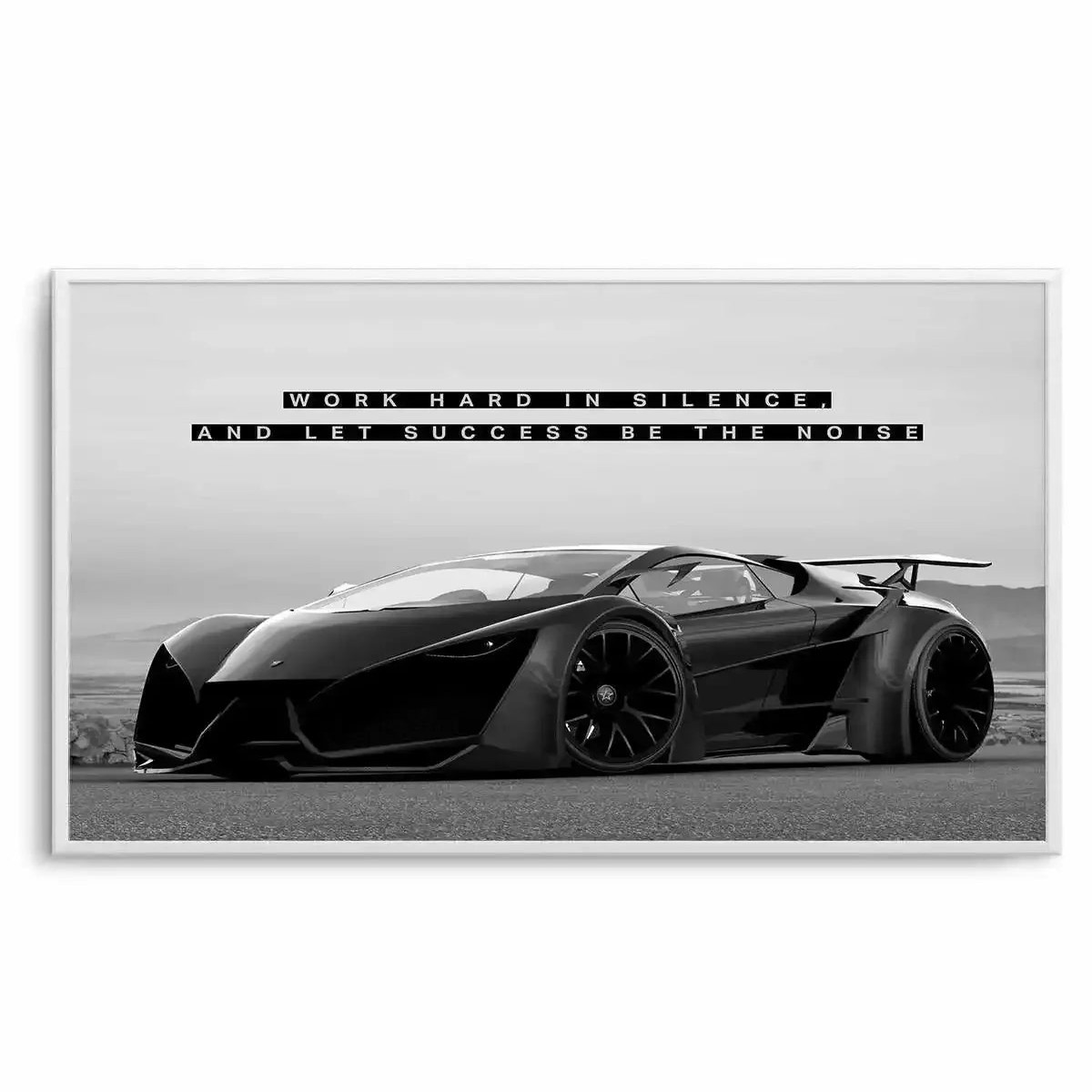 Work Hard In Silence Let Success Be The Noise Art Print