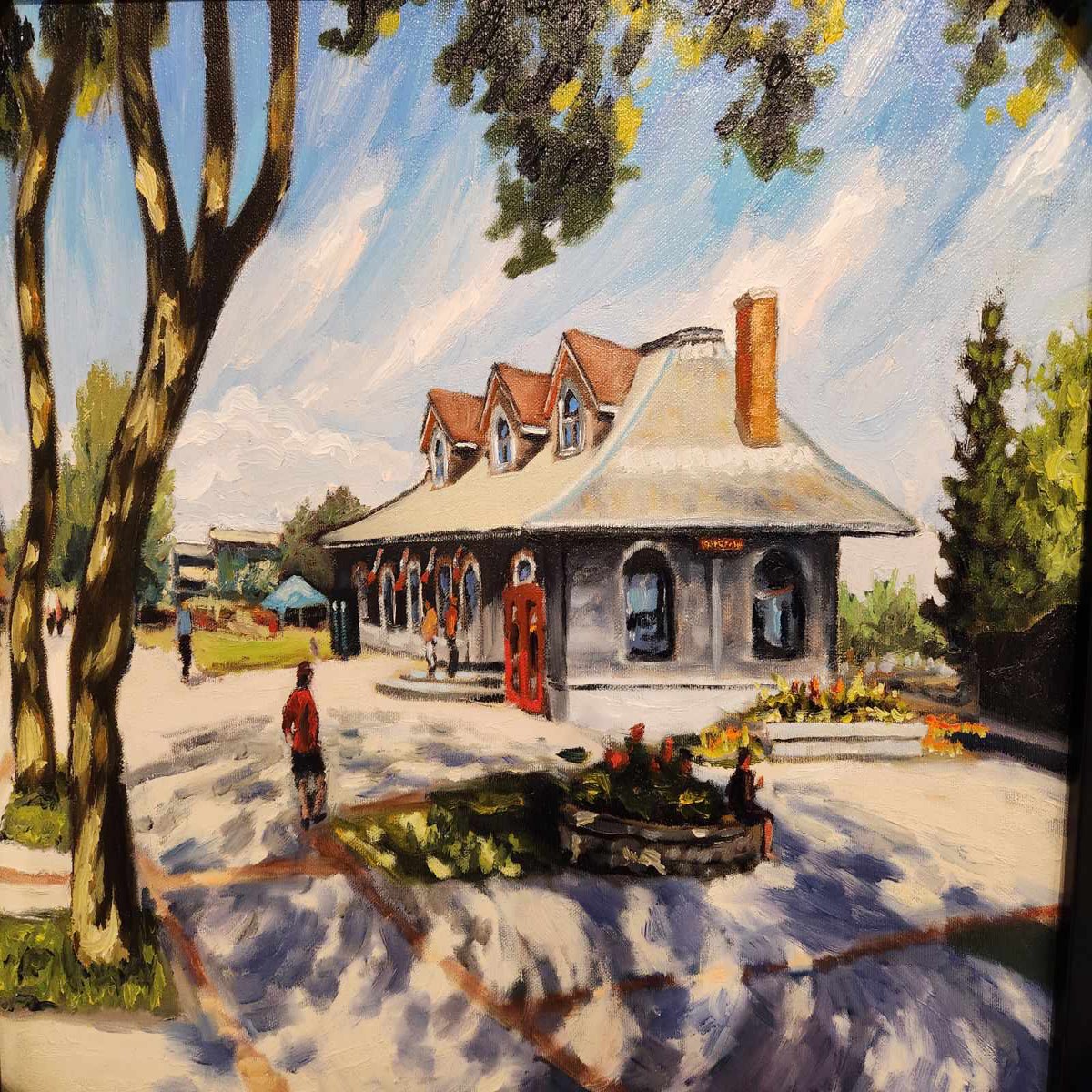 Kingston Station - original art by Pat Shea