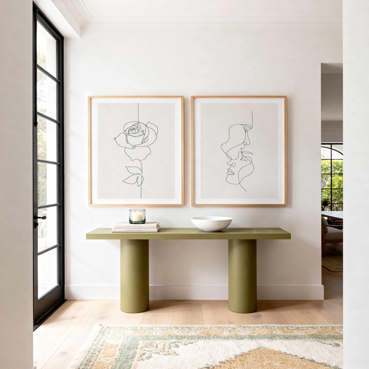 Line Figure III IV Art Print Set of 2 Matching Wall Art