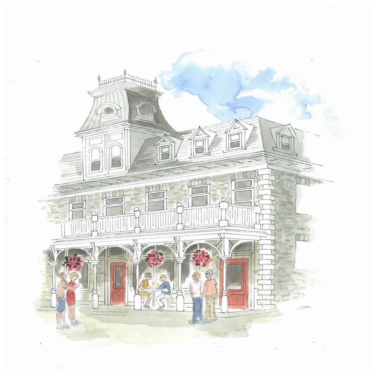 Tir Nan Og at Prince George Hotel Print by Richard Armstrong