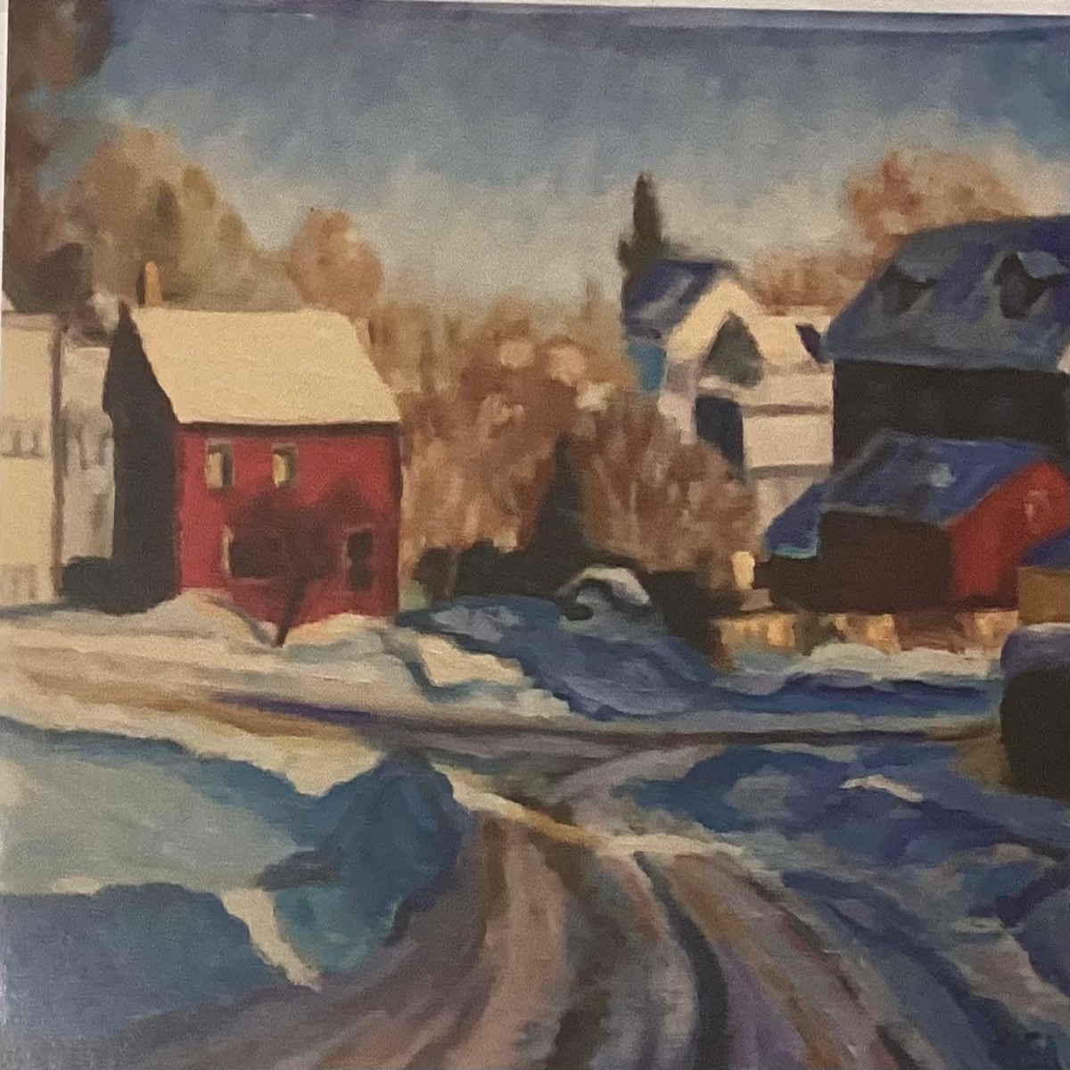 Rideau St at Raglan Rd - original art by Pat Shea