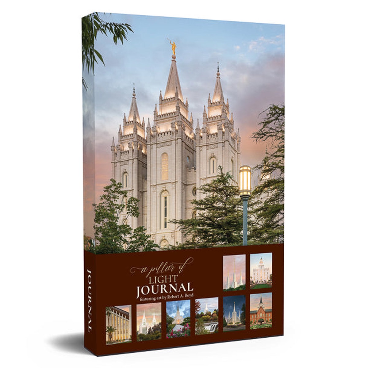 A Pillar of Light Temple Journal by Robert A Boyd - 6x85 soft cover lined notebook