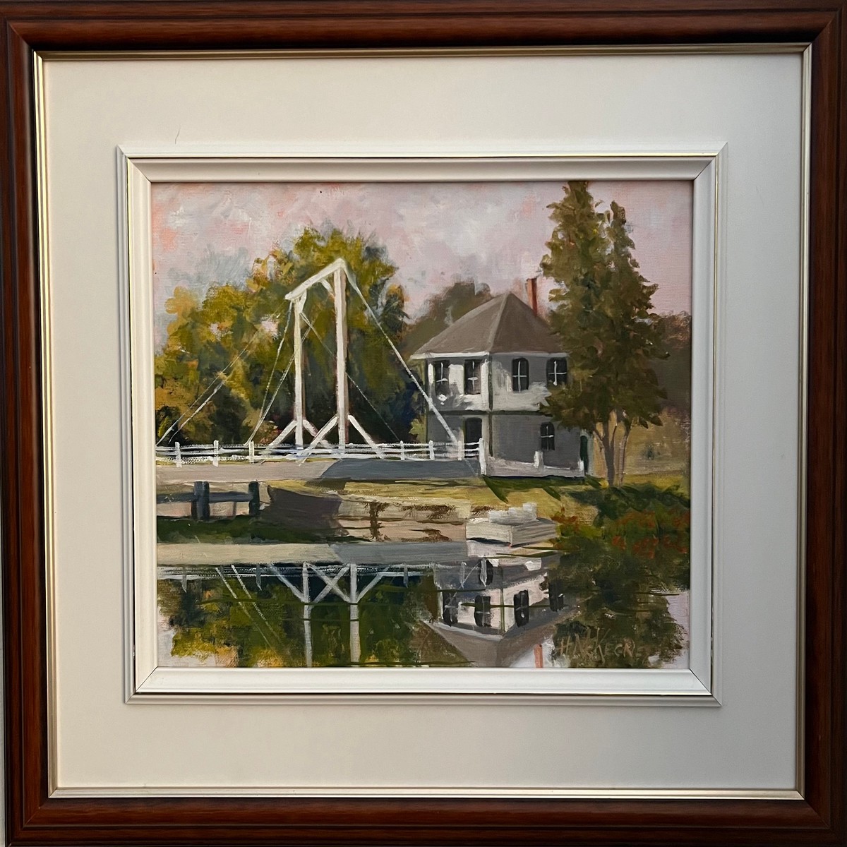 Lower Brewers Mill Lock - original by Hazel McKegney