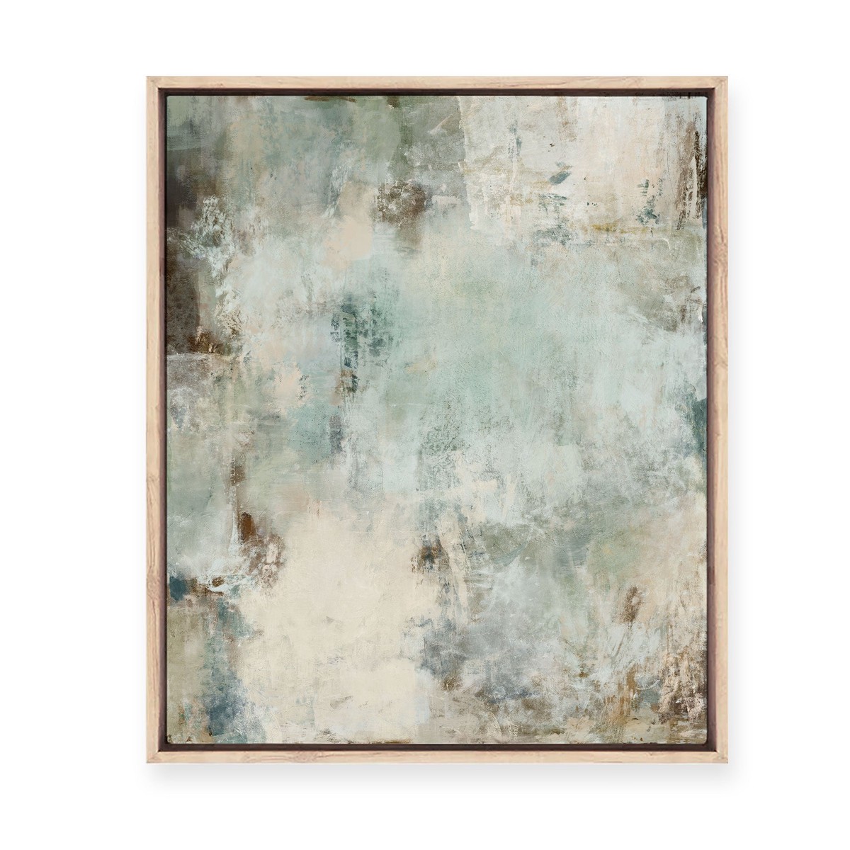 Blue Crush Framed Canvas