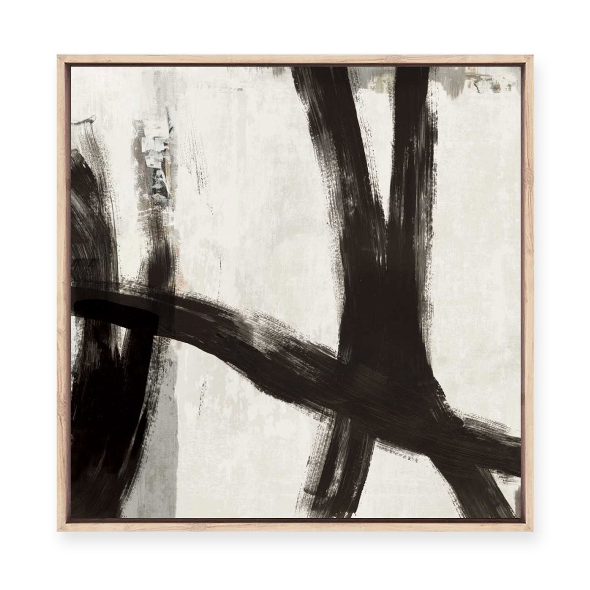 Brush Over II Framed Canvas