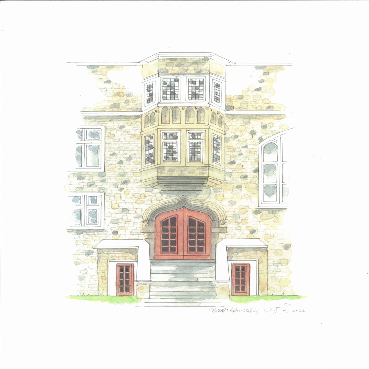 John Deutsch University Centre Print by Richard Armstrong
