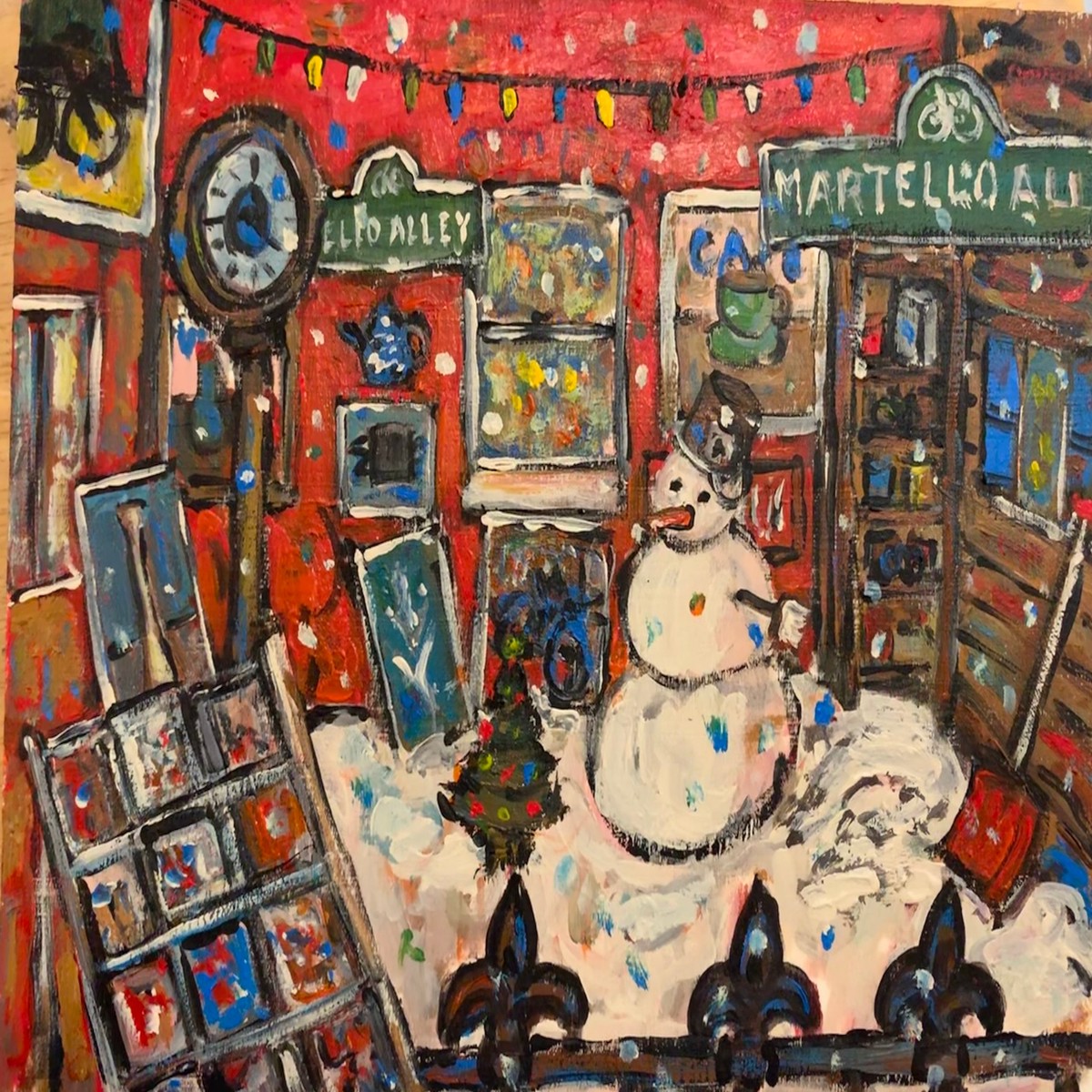 Martello Alley Snowman