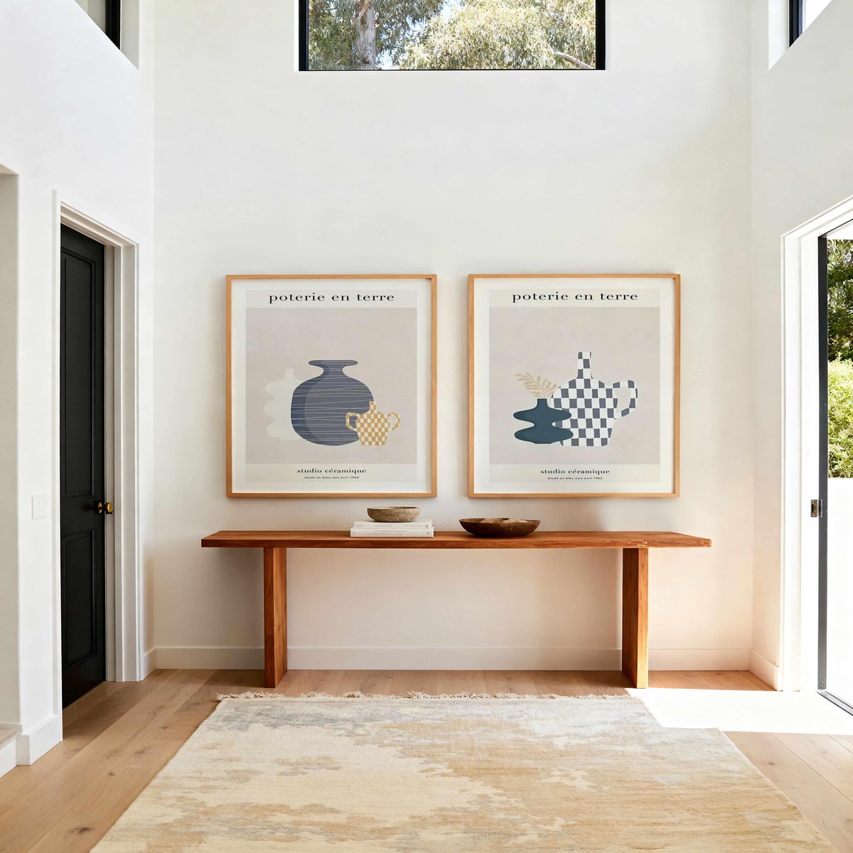 Poterie en Terre II III Art Print Set of 2 Matching Wall Art