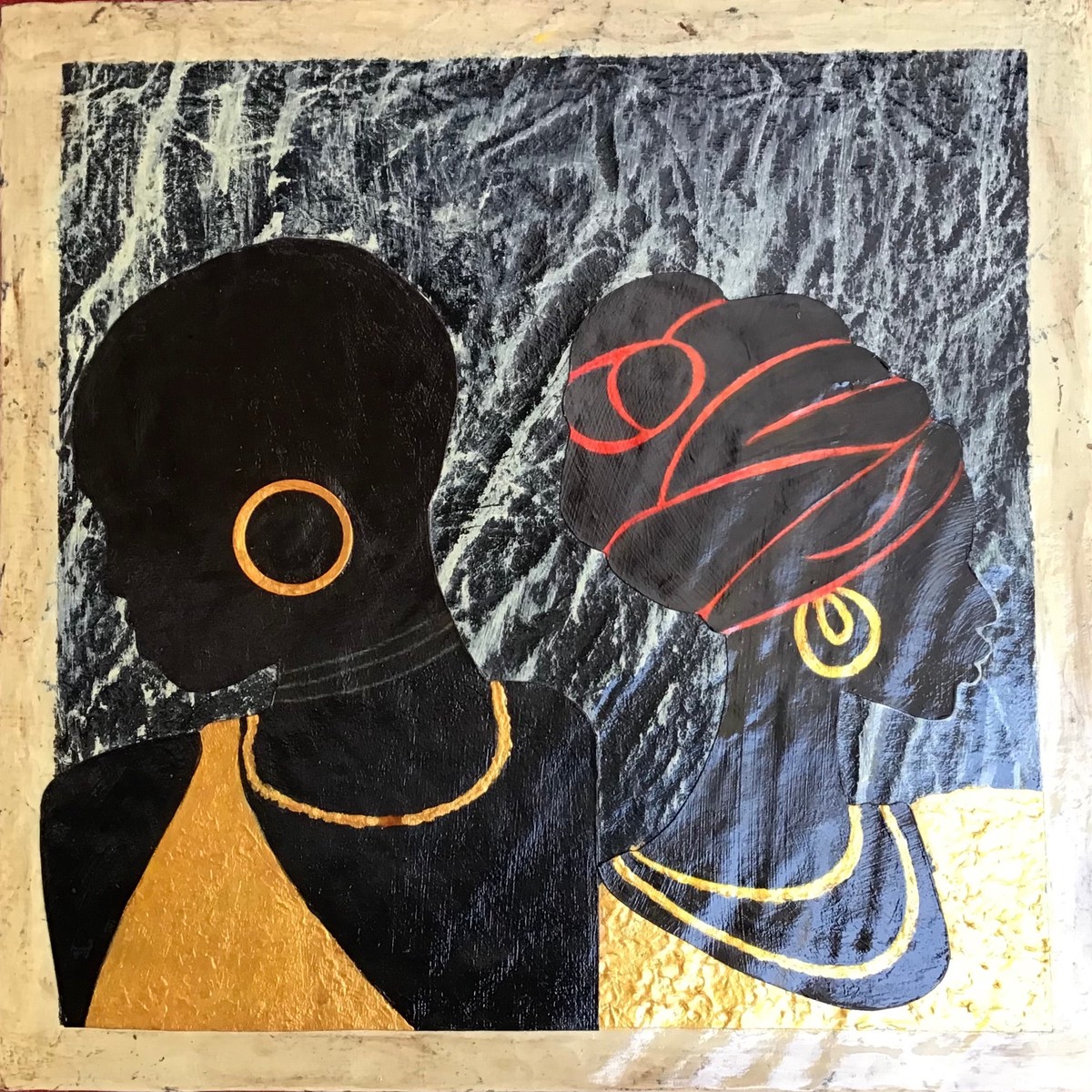 The Guests - original painting by Leslie Welfare