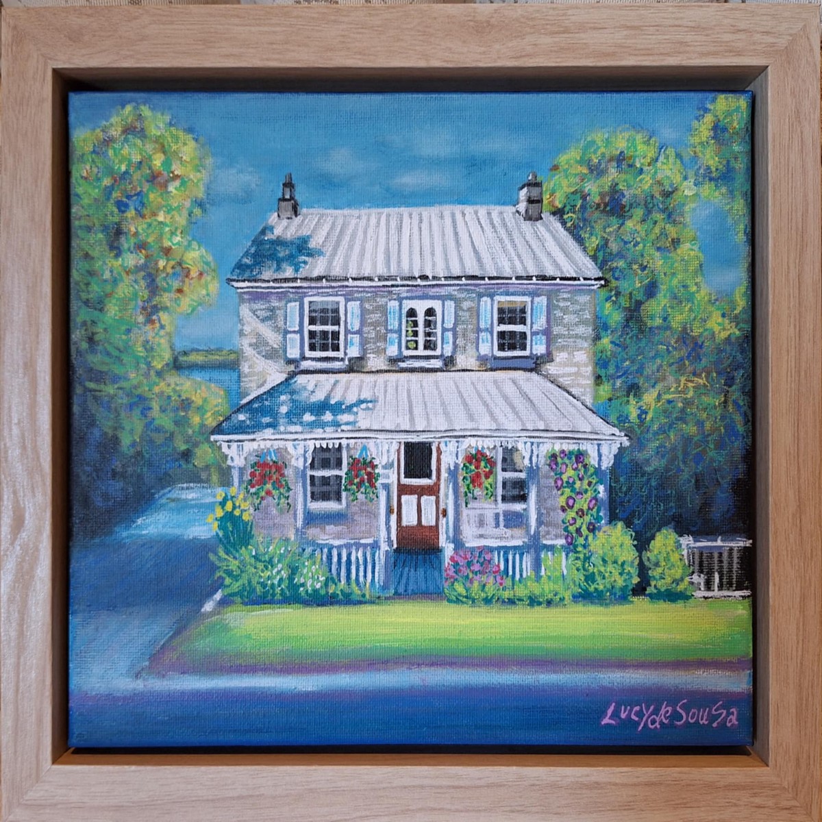 Barriefield Home original painting by Lucy De Sousa