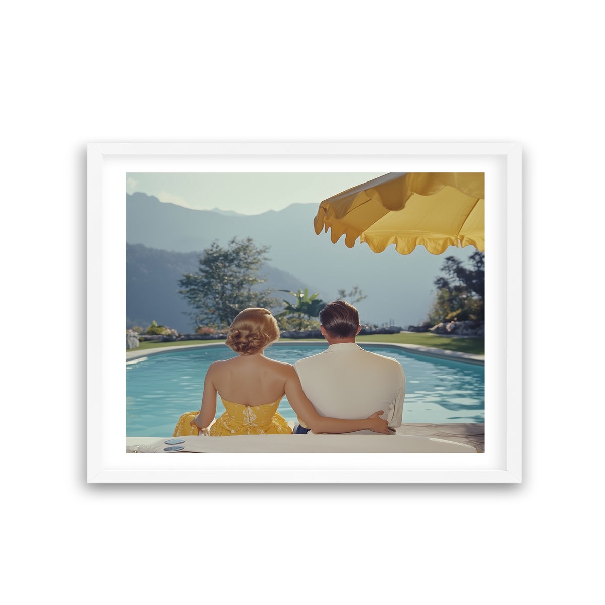 Before My Time White Framed Artwork CLEARANCE