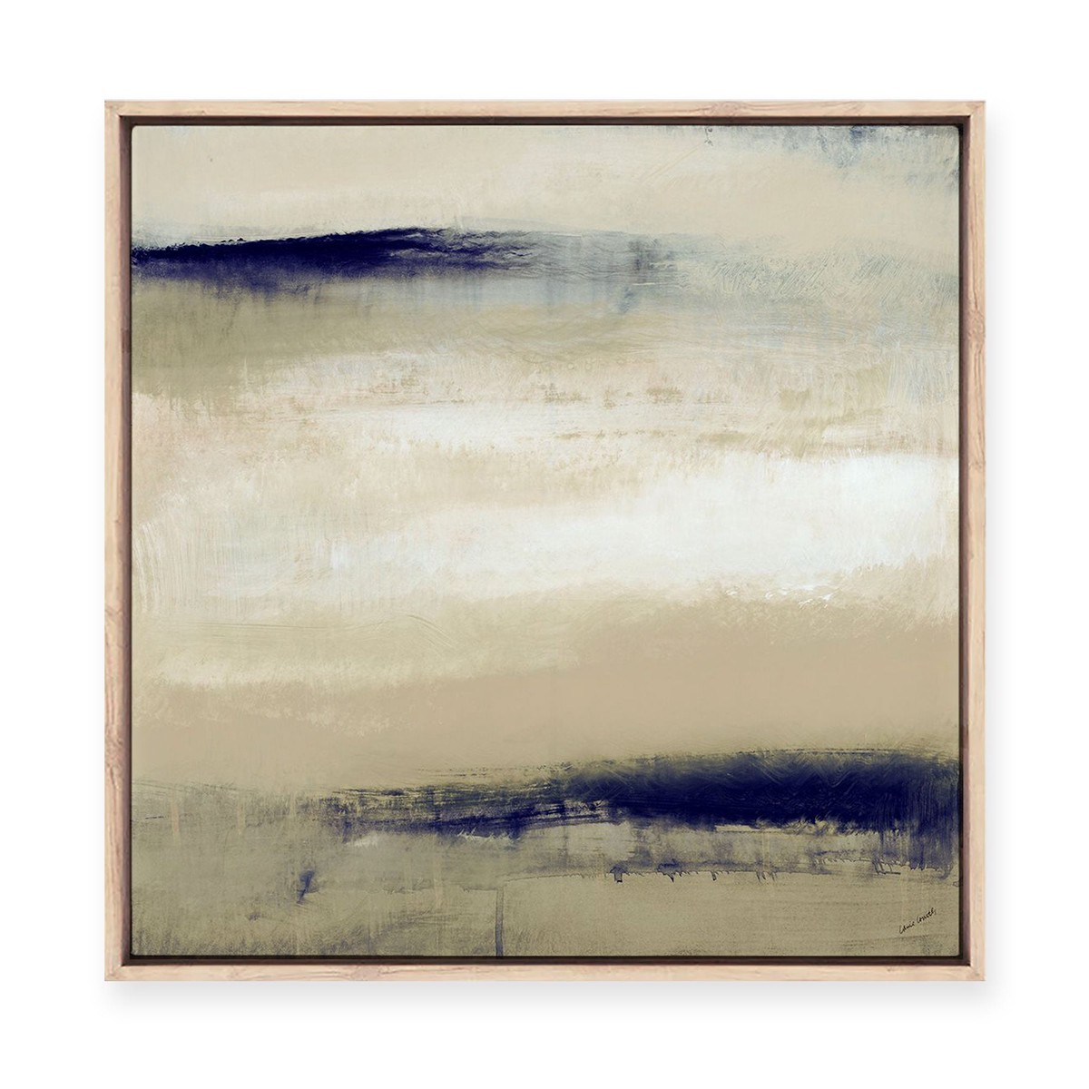 Touch of Navy I Framed Canvas