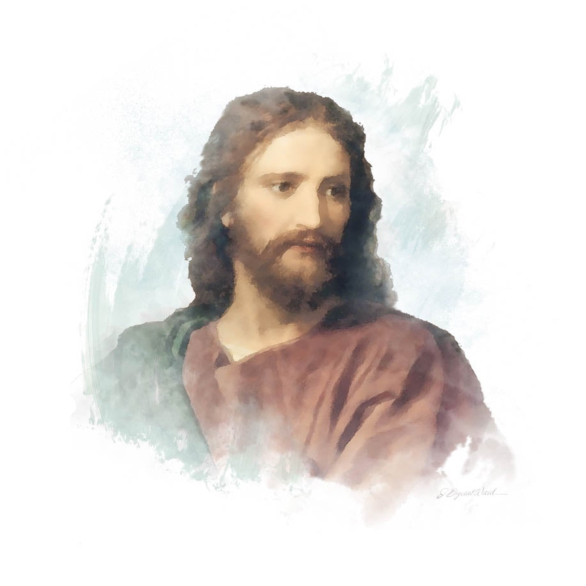 Portrait of Christ after Heinrich Hoffman
