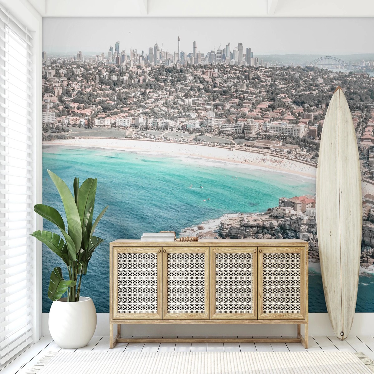 Bondi to the City Sydney Photo Mural Wallpaper