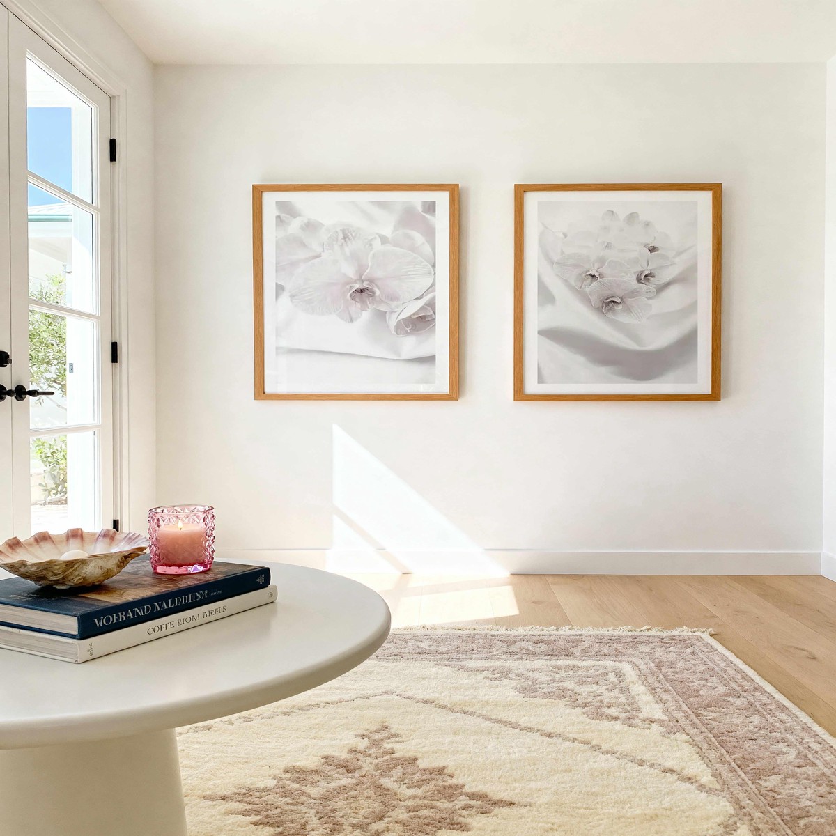 Orchids I II Art Print Set of 2 Matching Wall Art