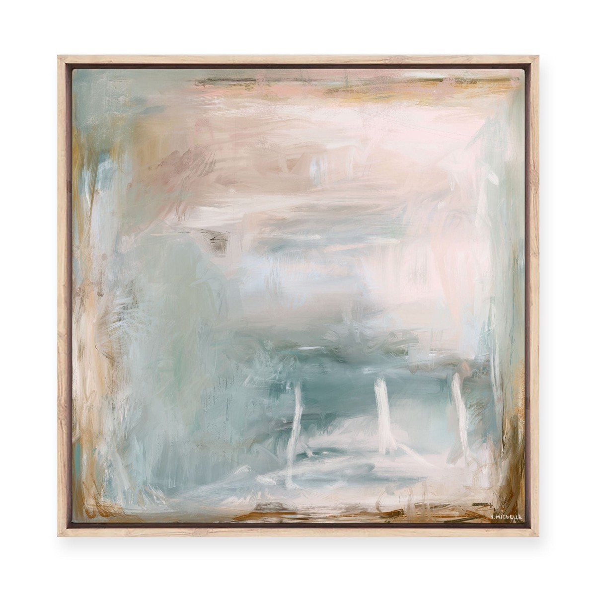 The Pier Framed Canvas