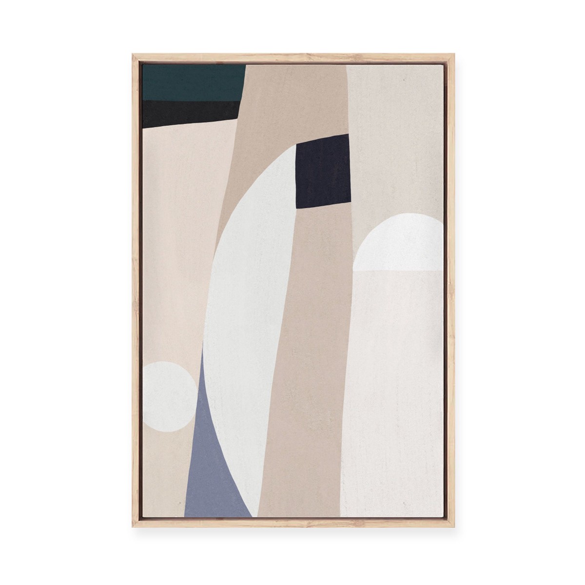 Bit by Bit Framed Canvas