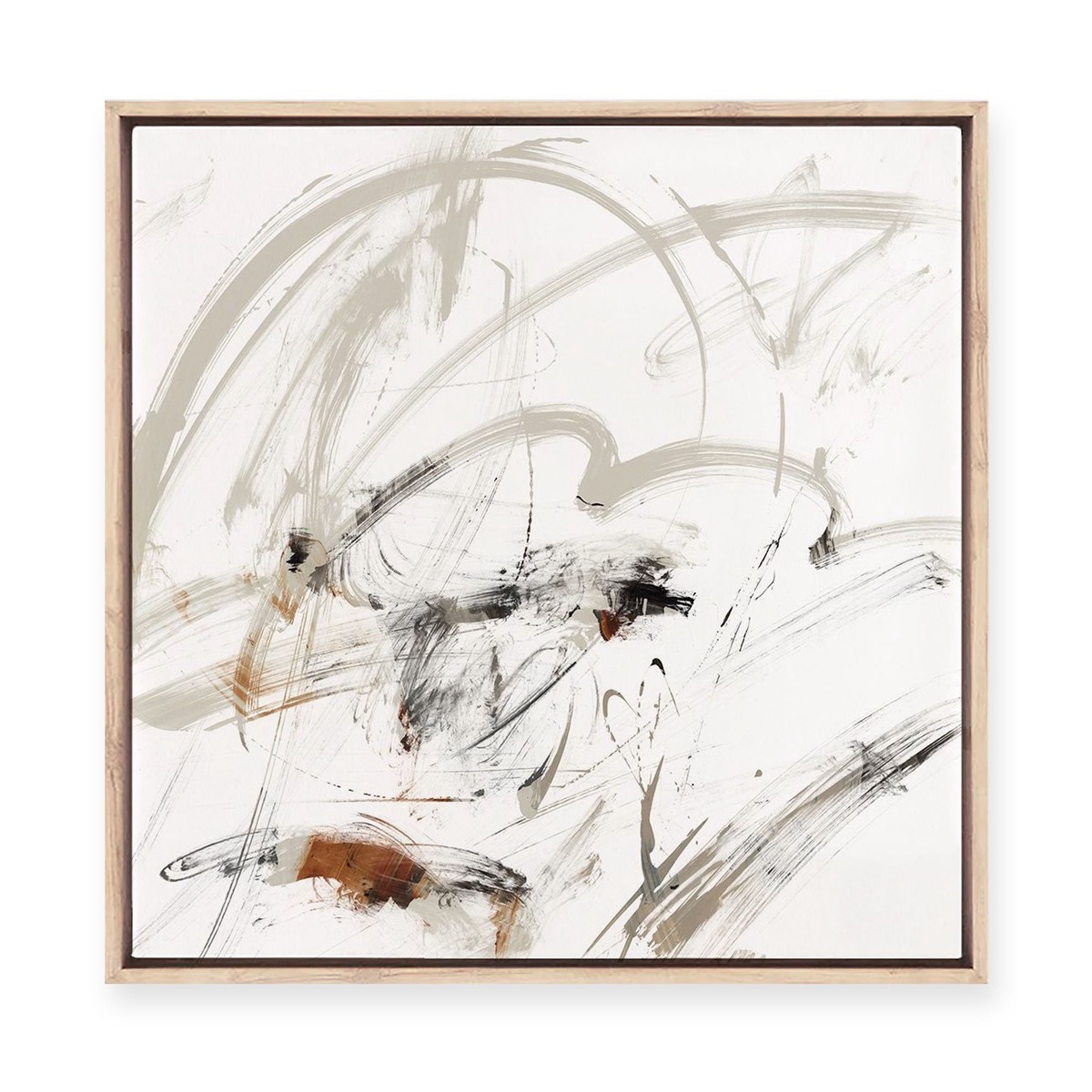 The Space Between Us I Framed Canvas