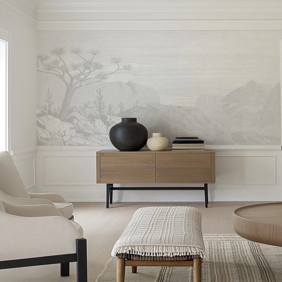 Vintage Desert Wallpaper Mural