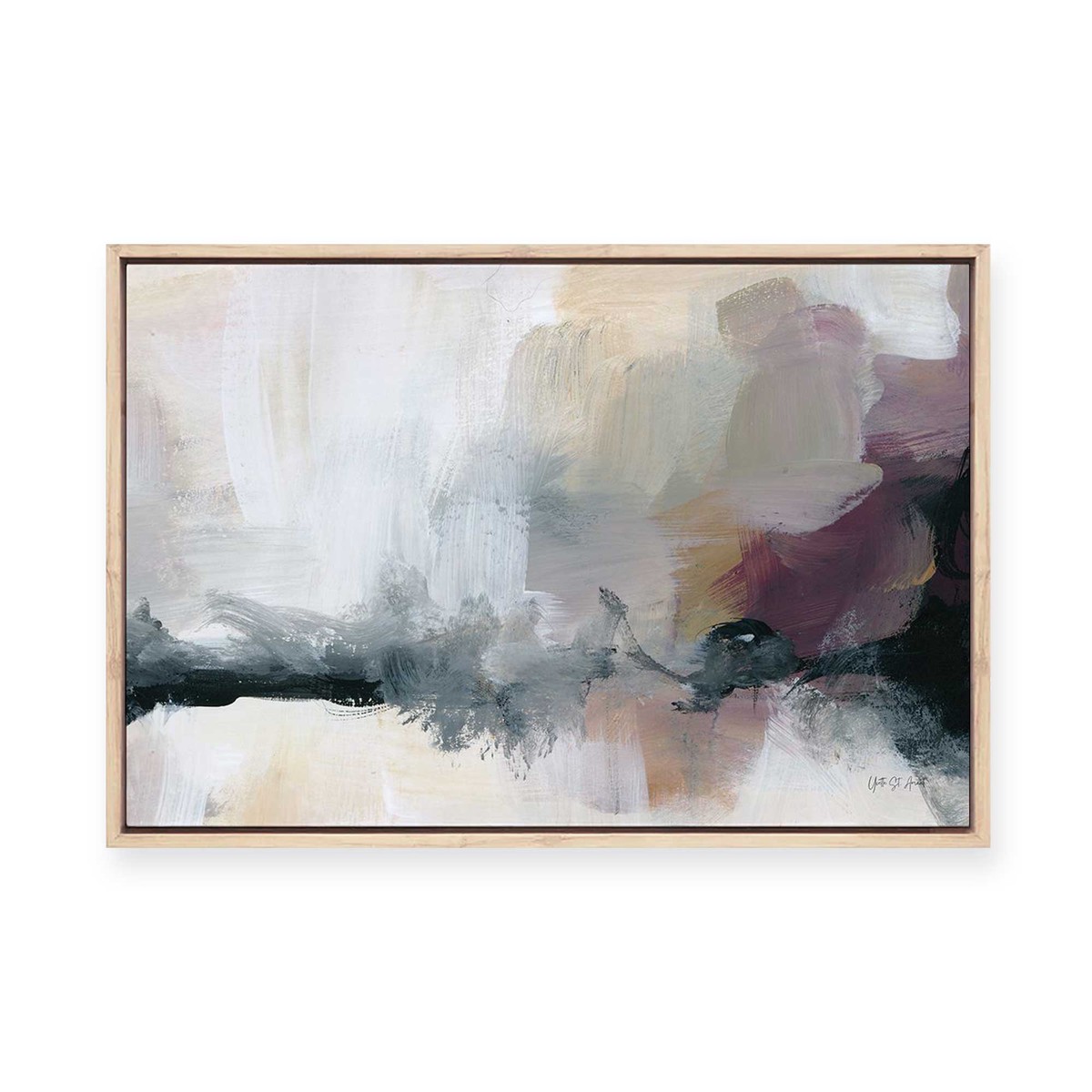 Bluster II Framed Canvas