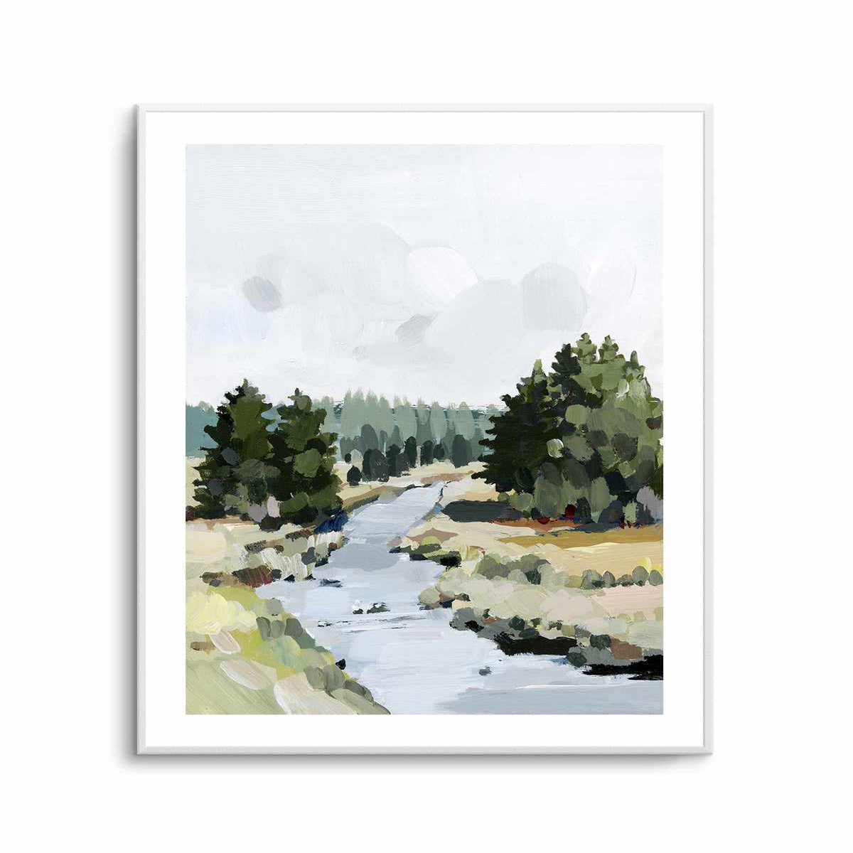 Wood Creek By Shina Choi Art Print