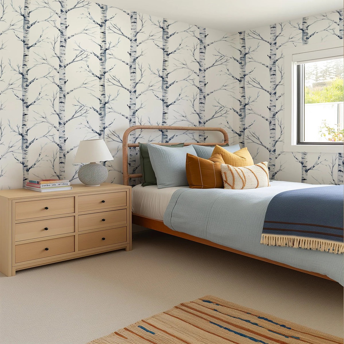 Birch Trees Forest Wallpaper