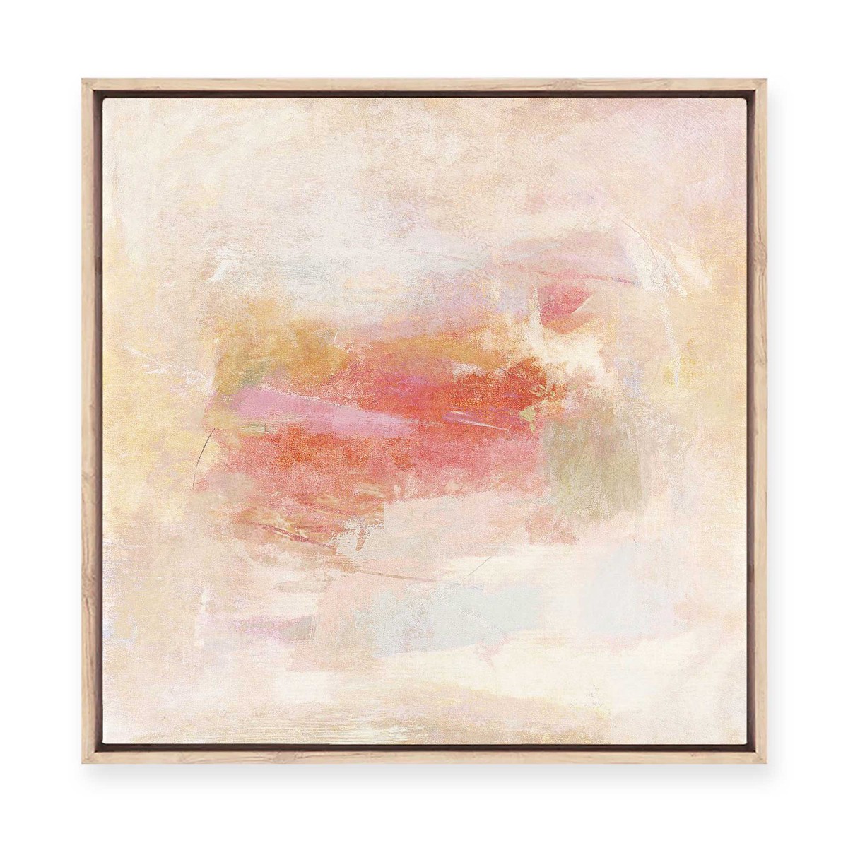 Blush Framed Canvas
