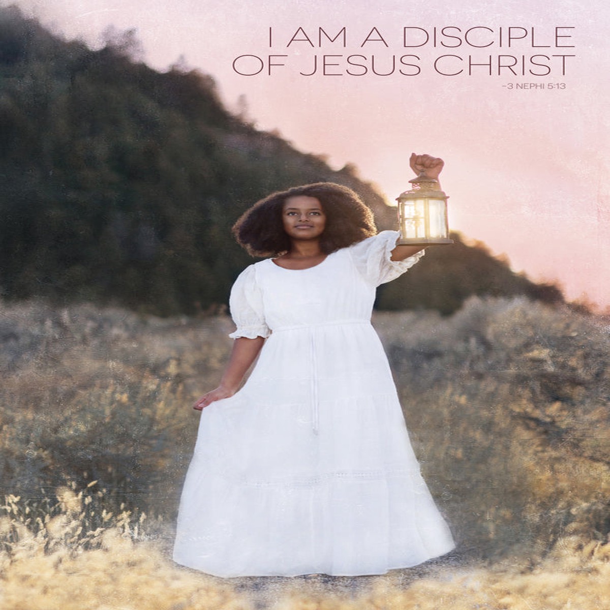 I Am a Disciple of Christ (Go Out With Joy) 12x18 repositionable poster