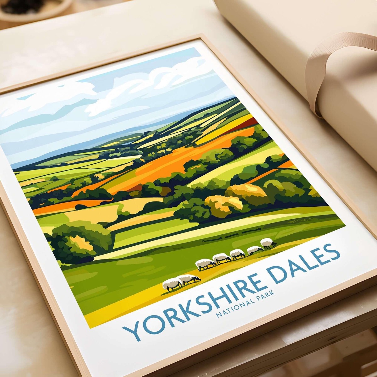 Yorkshire Dales National Park England Wall Art Print